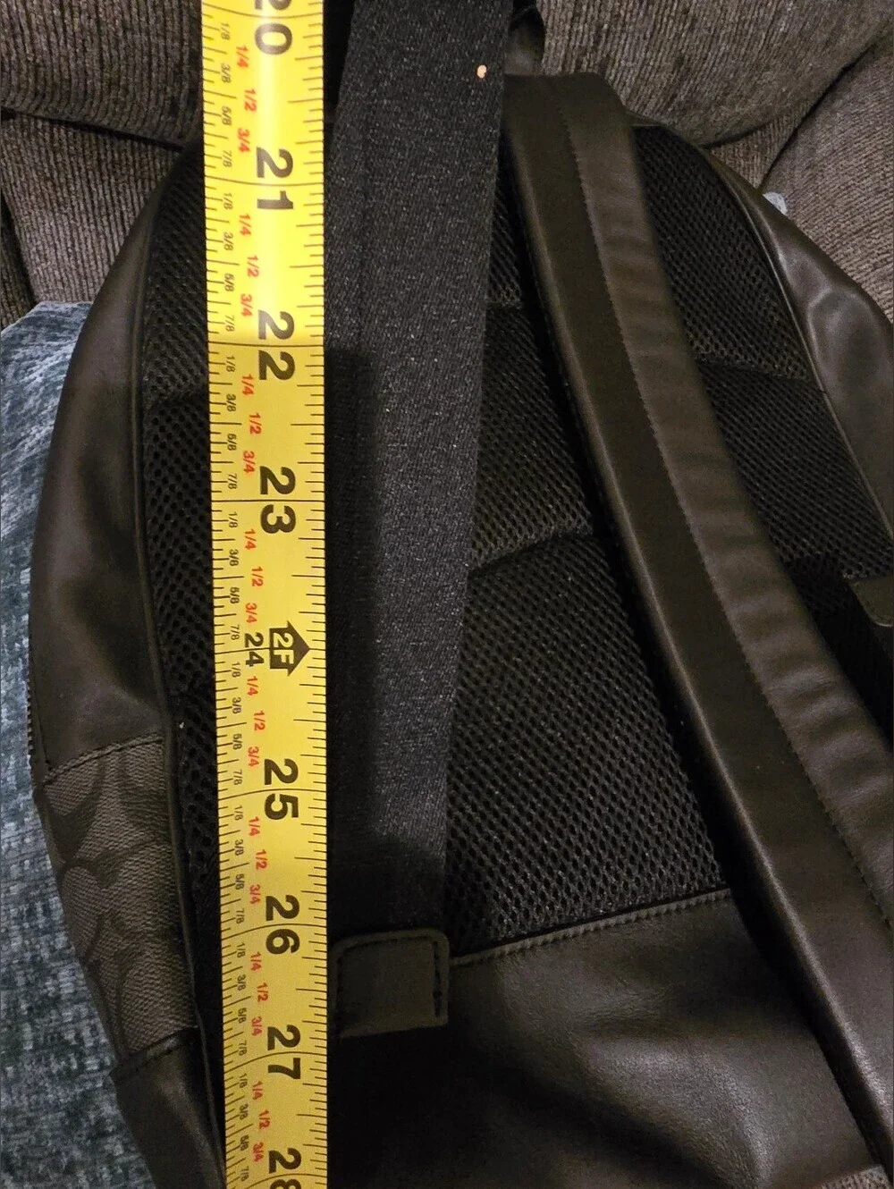 Coach Black Backpack